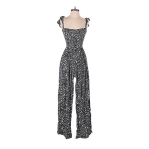 Star Pattern Wide-Leg Jumpsuit